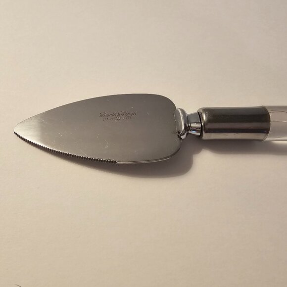 Frontier Forge Stainless Steel Cheese Serving Knife With Lucite Handle MCM Mid C - Picture 4 of 4